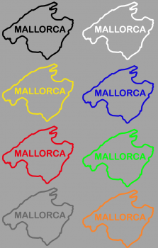 Preview: Aufkleber Mallorca